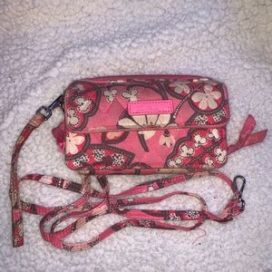 Vera Bradley crossbody wallet/wristlet